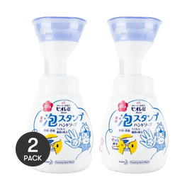 日本KAO花王 BIORE碧柔 3D花朵泡沫洗手液 儿童除菌泡沫小花洗手泡泡 240ml*2【2瓶装】