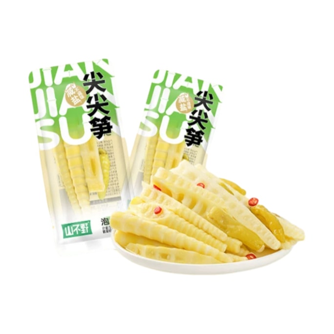 【中国直邮】 山不野 嫩笋尖解馋小包装零食32g*8袋