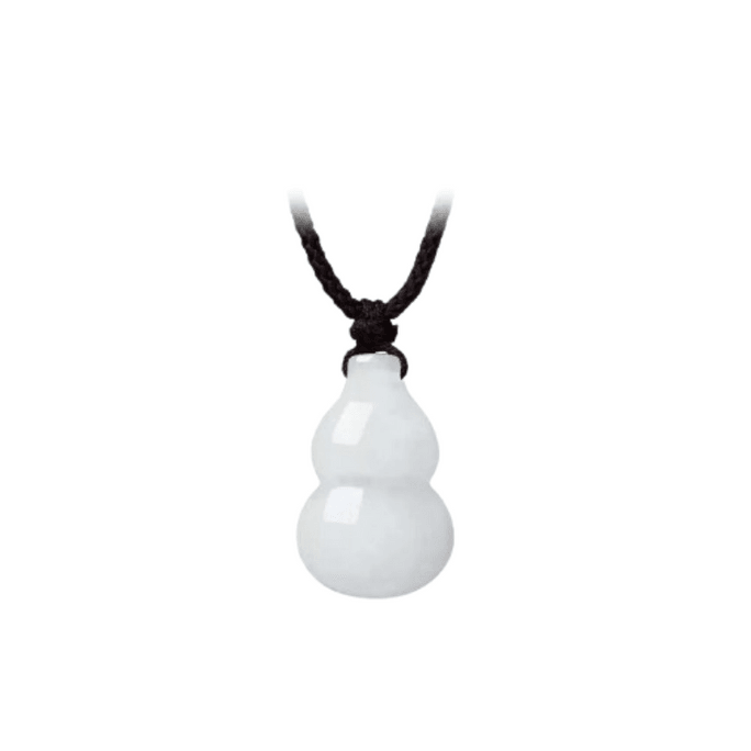 Fulu Jade Gourd Pendant Necklace Jade Jade Pendant With Rope K65132 여자친구 선물 1개