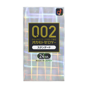 [japanese version] okamoto 002 medium standard ultra-thin condoms 24