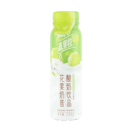 Chewy Fruit-Fruity Milkshake Yogurt Beverage - Jasmine & Green Grape Flavor230ml