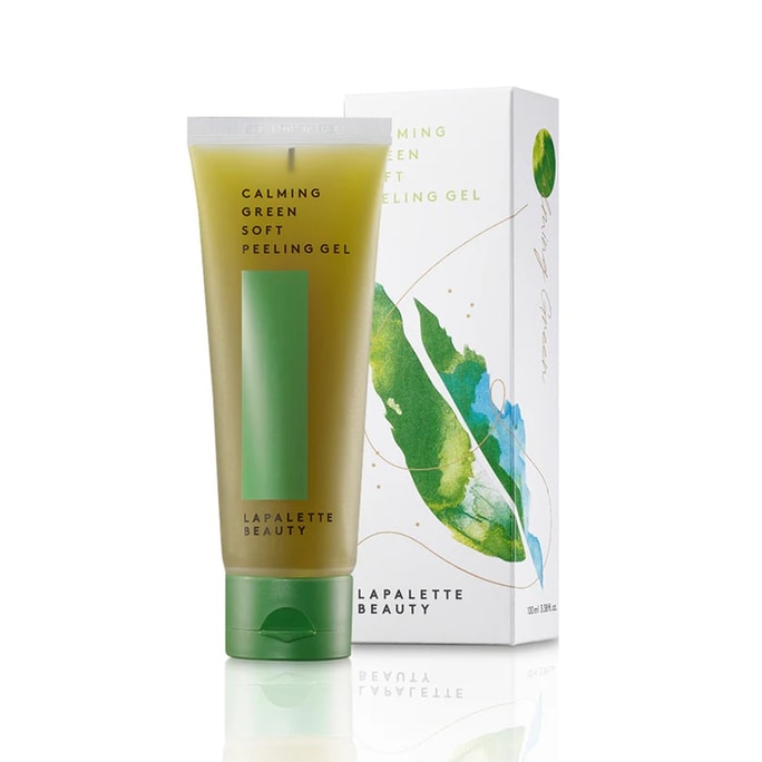 Lapalette Beauty Green Softening Exfoliating Gel 100ml (韓国) - 爽やかで優しく、お肌を滑らかで清潔に保ちます。