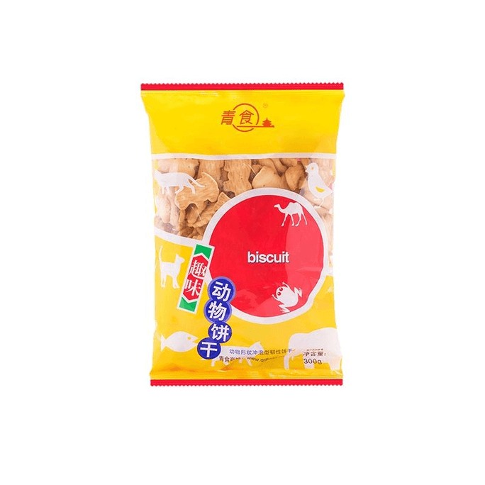 【中国直送】清思アニマルビスケット 300g×1パック