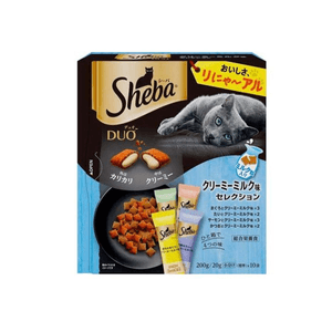 【日本直送】シーバ ​​キャットスナック サンドイッチ クリスプ ドライフード 20g*10パック 香ばしいミルク+各種魚の味