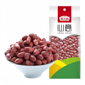 Xin Yi Red-Skinned Peanuts, Large, Original Flavor, Shelled, 355g*1 Bag