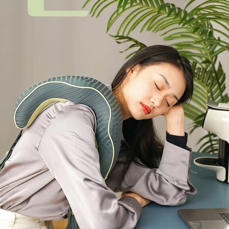 허정 U자형 다기능 목 마사지기 (녹색, 1개) [롤러스케이팅 세계 챔피언 궈단이 추천하는 브랜드] 4