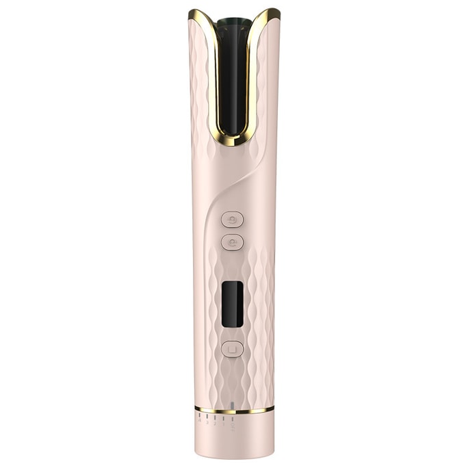 중국에서 직접 메일 Coopever 전기 헤어 컬러 무선 컬링 아이언 휴대용 헤어 살롱 USB 충전 완전 자동 회전 스타일링 로즈 골드