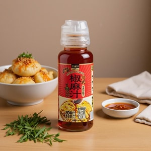 Sichuan Style Pepper Red Chili Oil Sauce , 7.44 fl oz