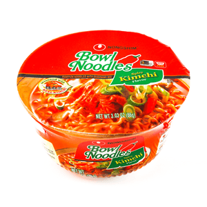 Bowl Noodle, Kimchi Flavor, 6 Pack