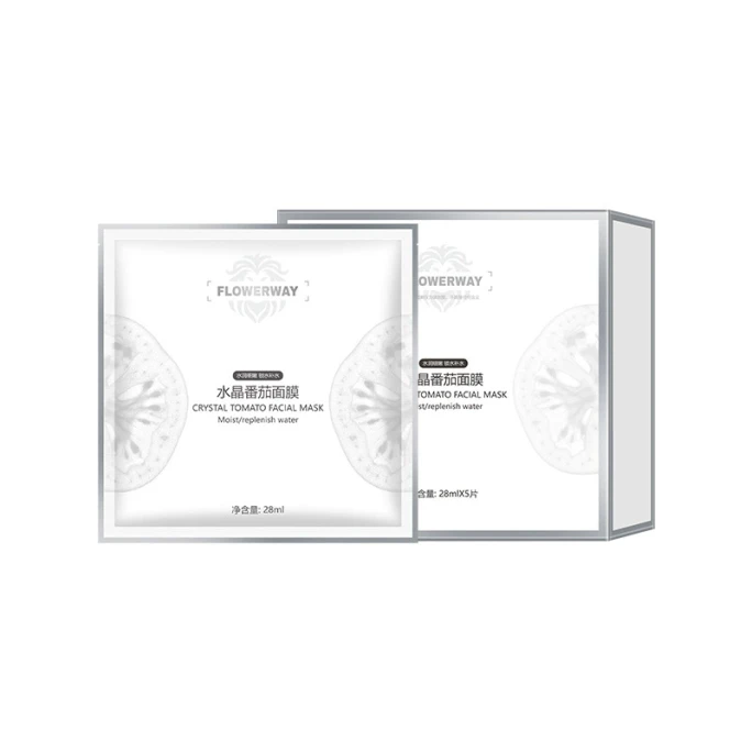 Crystal Tomato Multi-Effect Mask (5 sheets): Hydrating & Moisturizing + Firming & Brightening + Refreshing & Oil Control. Suitable for all skin types.