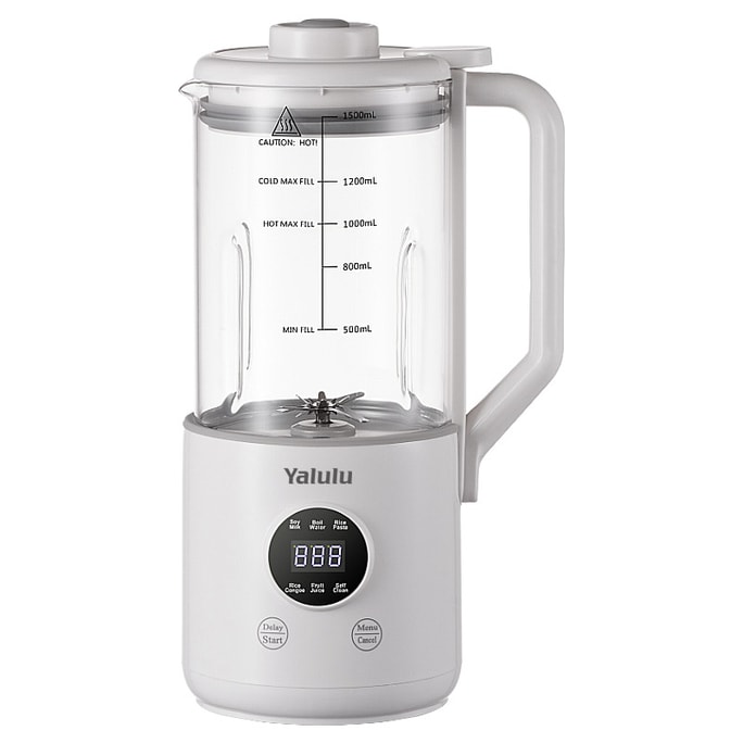 【中国直邮】 YALULU 豆浆机破壁机 1200ml 全自动免煮免虑无渣 6大功能 110V