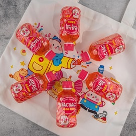 韩国LOTTE SACSAC果汁饮料 蜜桃味 280ml*6瓶