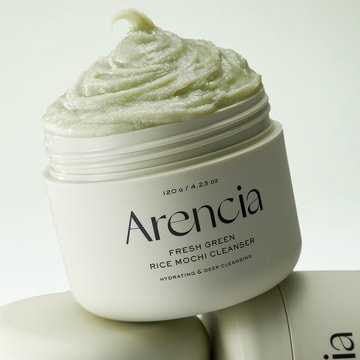 韩国ARENCIA江南皮肤科 绿色清新年糕洁面膏 植物萃取清洁毛孔磨砂洗面奶 120g 毛孔弹力护理 去黑头光滑 亮白净透 抗氧化温和 全肤质【OY爆款】