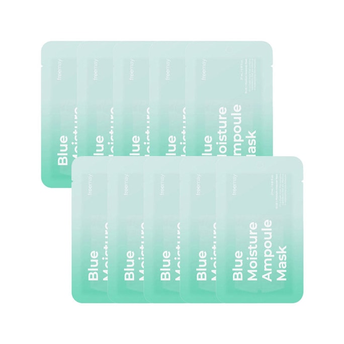 Freemay Blue Moisture Ampoule Mask 10 Pack
