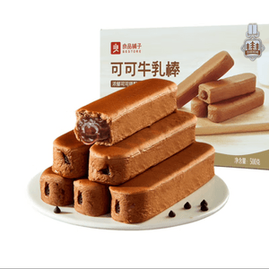 Cocoa Milk Bread Sticks 500g Breakfast Meal Replacement Zero Sucrose Milk Bread Snacks Office Snacks