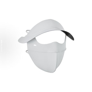 UV Protection Face Mask - Breathable Ice Silk Full Coverage Sun Shield for Women UPF50+ (Blue-Gray) 1pc