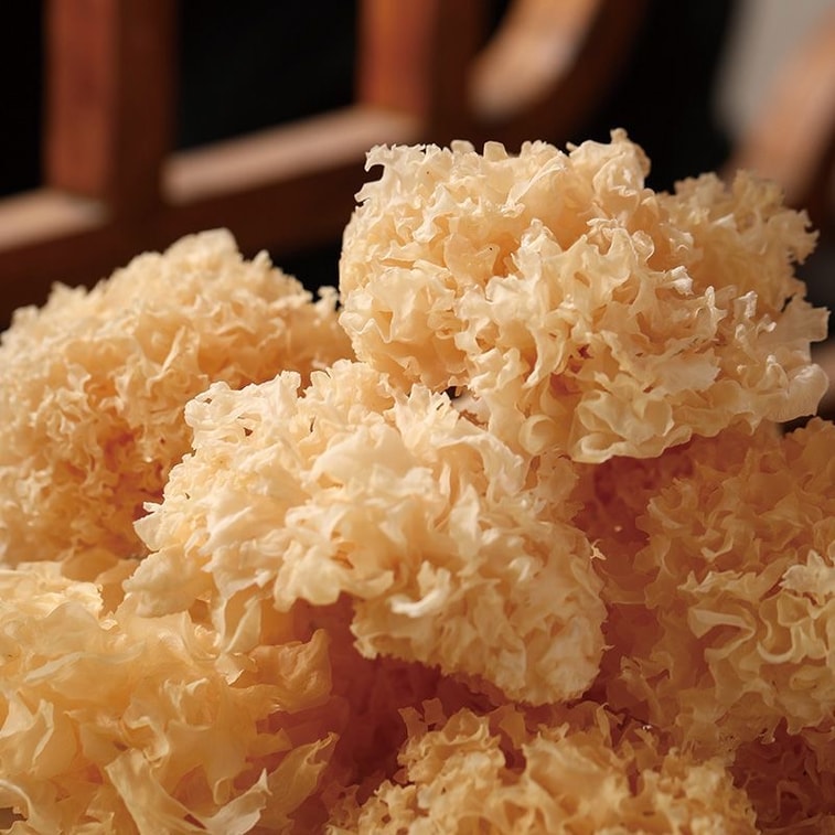 Organic silver ear pure natural additive-free linden silver ear dry goods easy to cook easy to produce gum snow ear white wood ear sulfur-free ear 130g 11