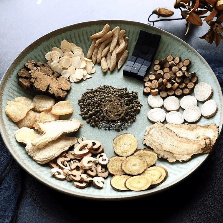 Wen Jing Tang (Evodia and Cinnamon Decoction) Raw Herbs With E Jiao 82g X 5 Pk 3