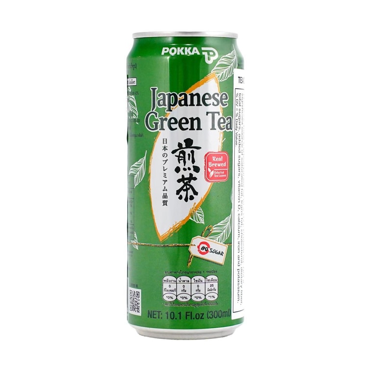 POKKA Japanese Green Tea NO SUGAR, 10.1 fl oz 6