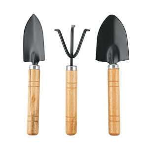 Gardening Three-piece Set (Small Iron Rake + Small Iron Shovel + Small Iron Shovel)
