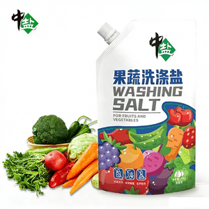 Salt Fruit and Vegetable Washing Salt 360g Food-Grade Cleaning Salt for Easy Fruit and Vegetable Cleaning