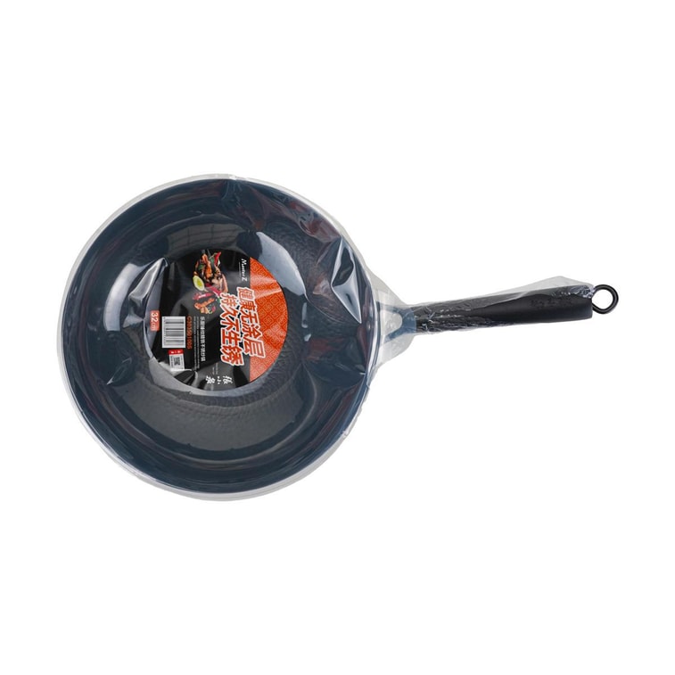 張小泉 中華爆炒精鐵炒鍋 多用無塗層錘紋不沾鍋 老式炒菜鍋 32cm C30350100S 5