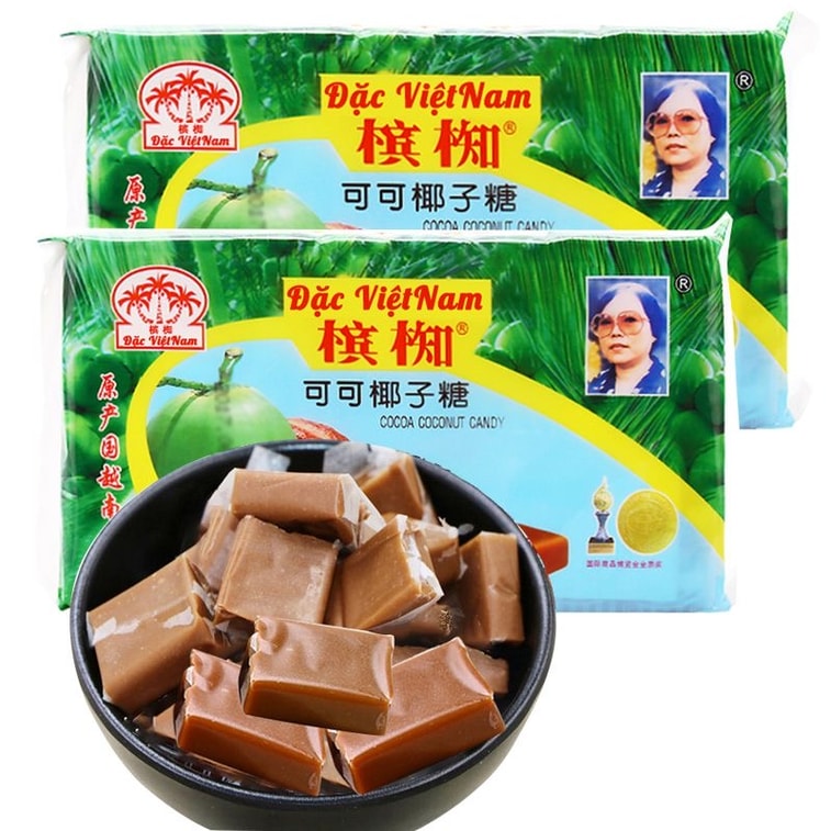 벤 트레, 정통 베트남 코코넛 캔디, 150g. 80년대와 90년대 출생자들에게 향수를 불러일으키는 간식이자, 오랜 역사를 자랑하는 브랜드의 인기 있는 웨딩 캔디입니다. 5