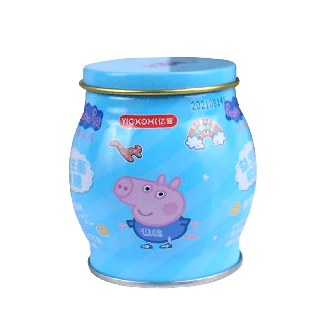 Probiotic Gummy Candy, Yizhi Tin Box, Yogurt Flavor Fruit Juice Candy, Kids Snack, 105g*1Can
