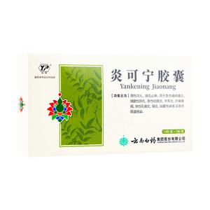 云南白药 炎可宁胶囊 急性扁桃腺炎细菌性肺炎急性结膜炎中耳炎 24粒入