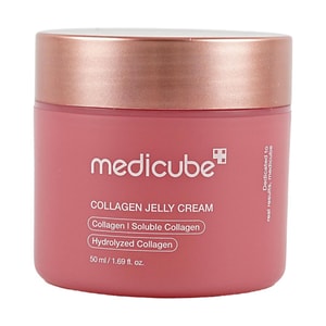 韩国MEDICUBE美蒂秋芙 胶原蛋白弹润果冻凝霜 保湿弹润亮啫喱面霜 50ml 紧致弹力 长效保湿锁水 低刺激 0色素