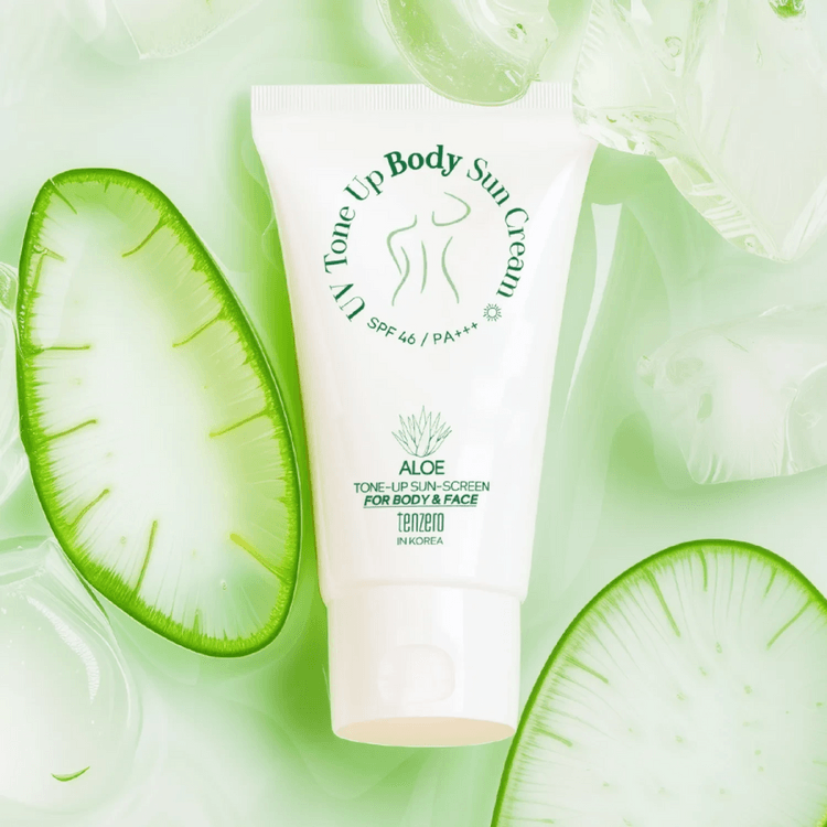 TENZERO Aloe UV Tone Up Body Sun Cream, Sunscreen, SPF46 PA+++, 5.29oz. -  Yami.com