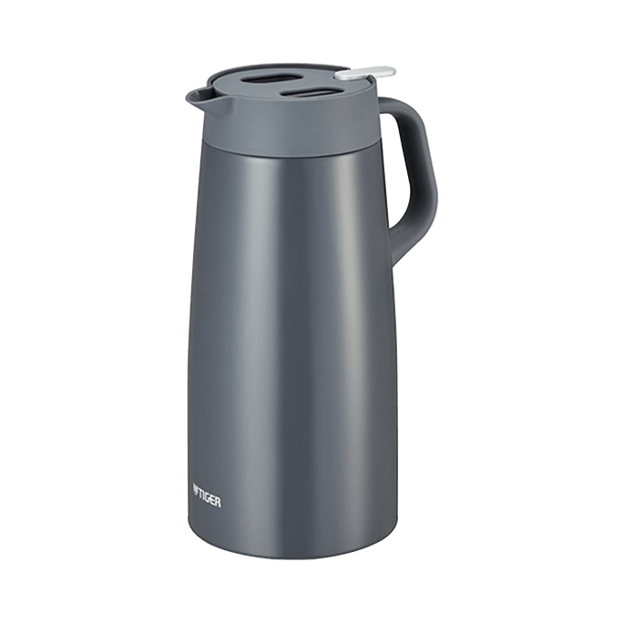 TIGER Scandinavian style simple stainless steel thermos jug dark gray 2L
