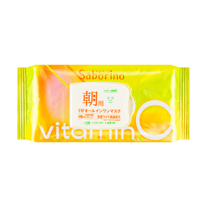 サボリーノ 朝用マスクシート #ビタミンC 30枚