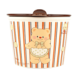 Little Cheese Bear Instant Noodle Bowl - Brown