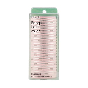 Bangs Hair Roller, #50mm - Hook-and-Loop Strong Hold | No-Slip Grip Technology 