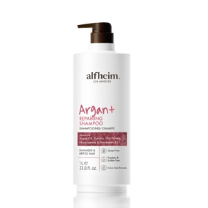 Argan+ Repairing Shampoo  Argan Oil & Hydrolyzed Keratin for Deep Hydrating & Strengthening 33.8oz