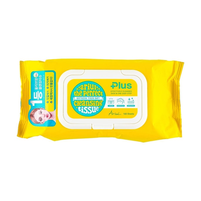 The Perfect Cleansing Tissue plus, 100 sheets