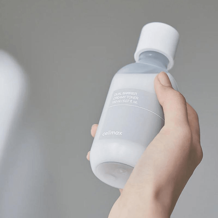 【한국 직배송】 한국 Celimax 듀얼 배리어 크림 토너 150ml 피부 보호 및 고보습 4