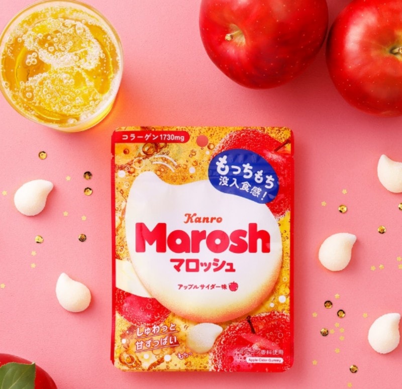 日本 KANRO 期间限定 Marosh 苹果汽水口味软糖 46g