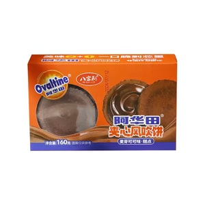 【中国直邮】 阿华田OVALTINE 风吹饼 可可夹心薄脆饼干160g