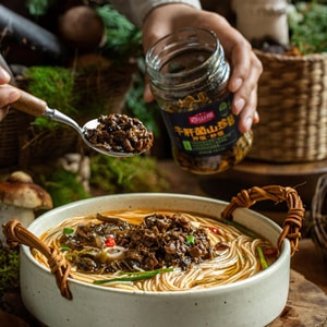 百山祖 牛肝菌山珍酱 原味 210g【云南森林牛肝菌 自然本真鲜】【亚米独家】