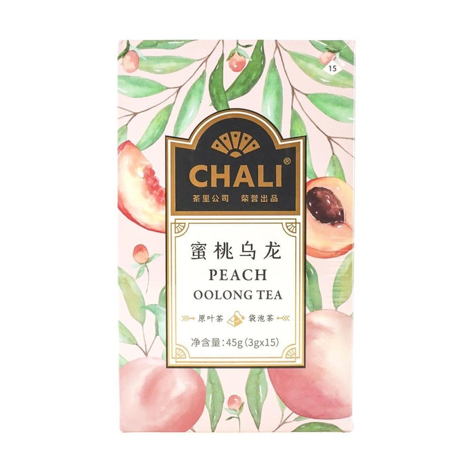 Peach Oolong Tea 15 bags 45g
