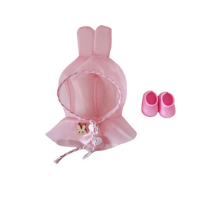 Labubu baby clothes - Cartoon-style raincoat for kids rabbit outfit 30g