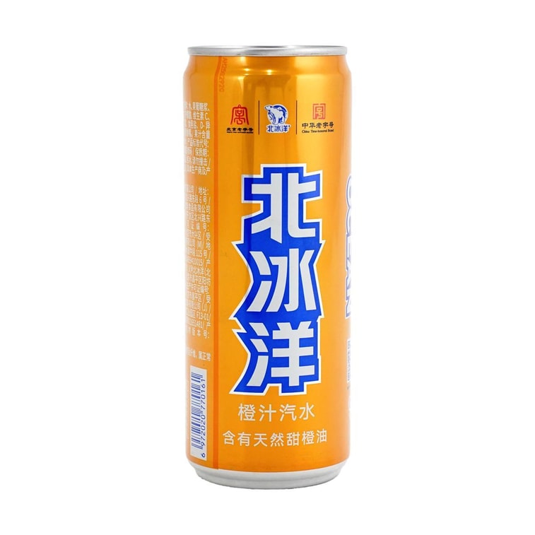 北冰洋 橙汁汽水 罐裝 330ml *6【6份超值裝】【老北京風味】 5