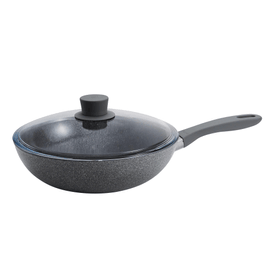 Parma Plus Ceramic 11-inch Aluminum Ceramic Nonstick Wok with Lid