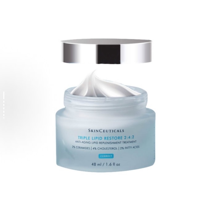 【香港からのダイレクトメール】SKINCEUTICALS 242 皮脂膜修復クリーム 48ml オイリー肌・敏感肌の救世主 | 2:4:2セラミド配合 | 72時間強力なバリア | 医療グレードの修復 | マットでニキビになりにくい
