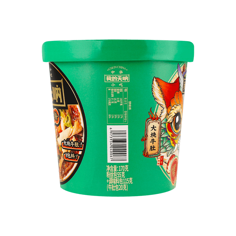 【李佳琦推荐】我的天呐 麻辣爆肚粉 懒人速食 冲泡即食米线 170g 8