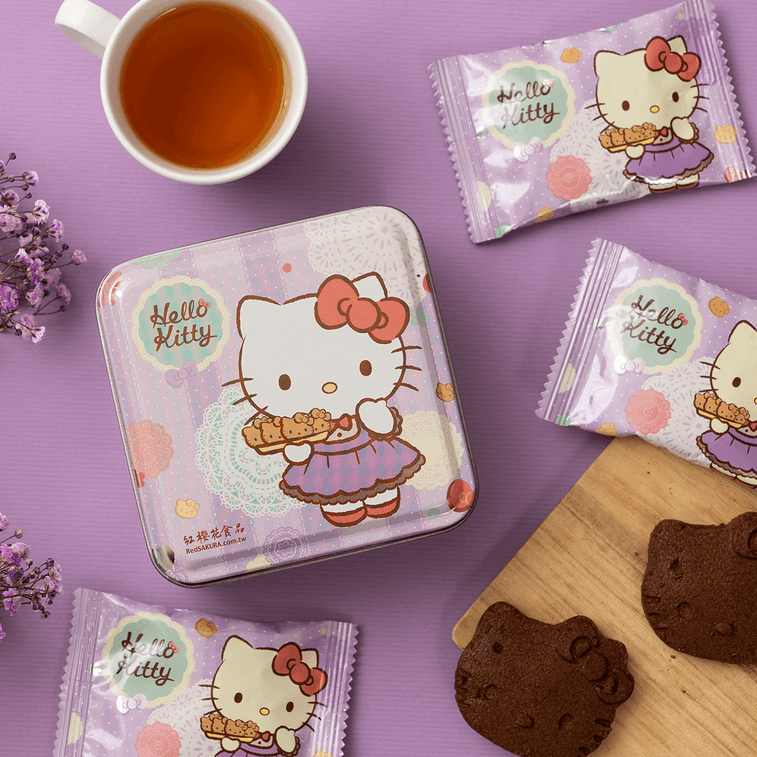 Sanrio Hello Kitty Shaped Cookies Gift Box 6.88 oz 5