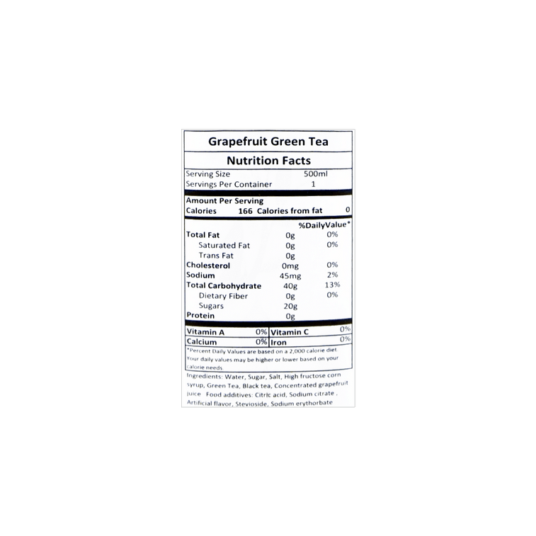 Grapefruit Green Tea, 16.9 fl oz 12