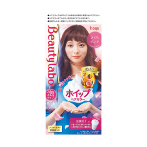 Hair dye, 1 bottle, cherry blossom pink, contains honey, plant and fruit ingredients. Leaves hair moisturized and shiny.